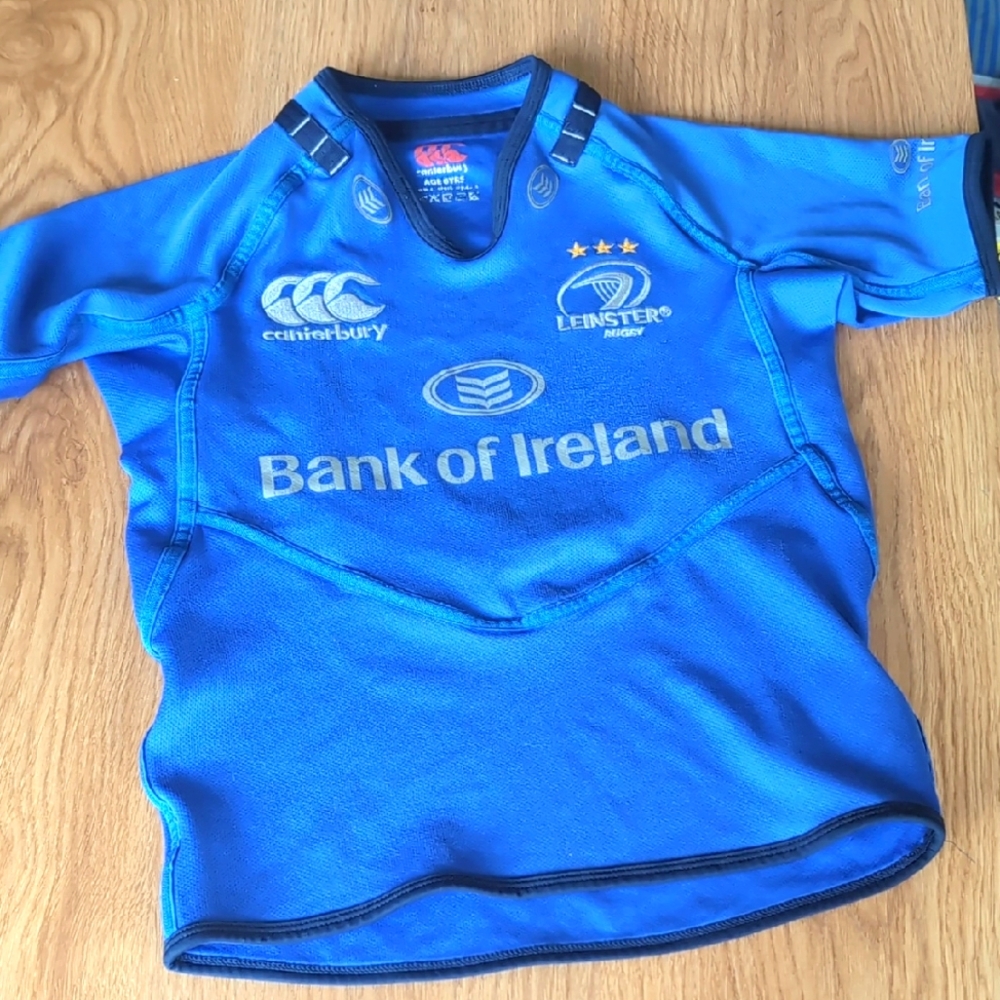 Canterbury Blue Kids Rugby Shirt - 6 Years